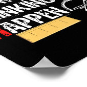 数学。過ちは考える起こりうる ポスター (角)