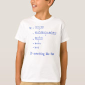 数学 Tシャツ (正面)