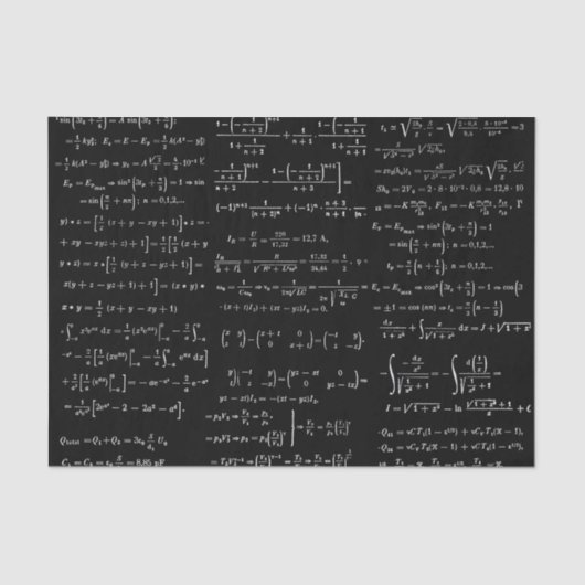 数学No.01 薄葉紙 (正面)