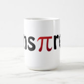 数学Pi日のマグをインスパイア マグカップ (中央)