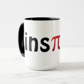 数学Pi日のマグをインスパイア マグカップ (正面左)