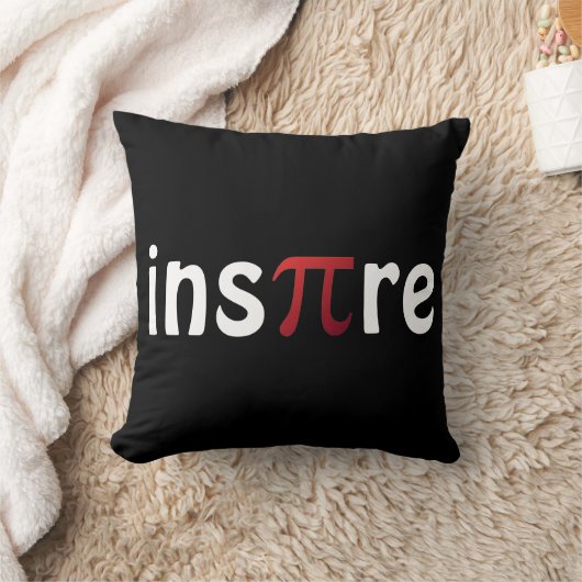 数学Pi日の数学のギークをインスパイア クッション (ブランケット)