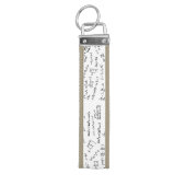 数式と数値 リストバンドキーホルダー (鍵トップ)