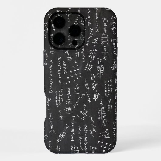 数式と数字 方程式 数学 iPhoneケース (裏面)