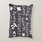数式と数式の白黒 アクセントクッション (裏面(縦))