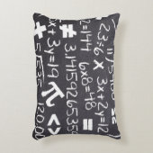 数式と数式の白黒 アクセントクッション (正面(垂直))
