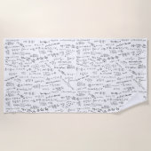 数式と数式 ビーチタオル (正面)