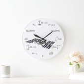 数式と表記 ラージ壁時計 (ホーム)