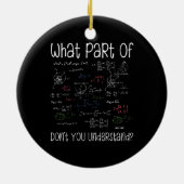 数式のどの部分が数式を理解していない セラミックオーナメント (裏面)
