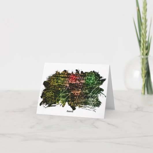 数式の仮想空間 サンキューカード (裏面)