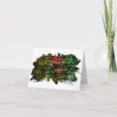 数式の仮想空間 サンキューカード (正面)