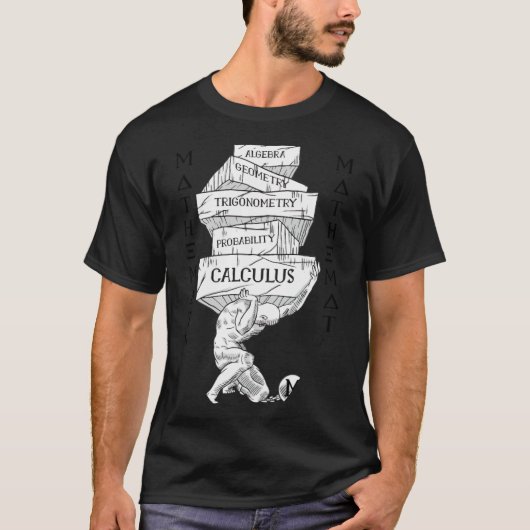 数式の問題が次のセルに表示される Tシャツ (正面)