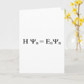 数式の数学数理の物理 カード (黄色い花)