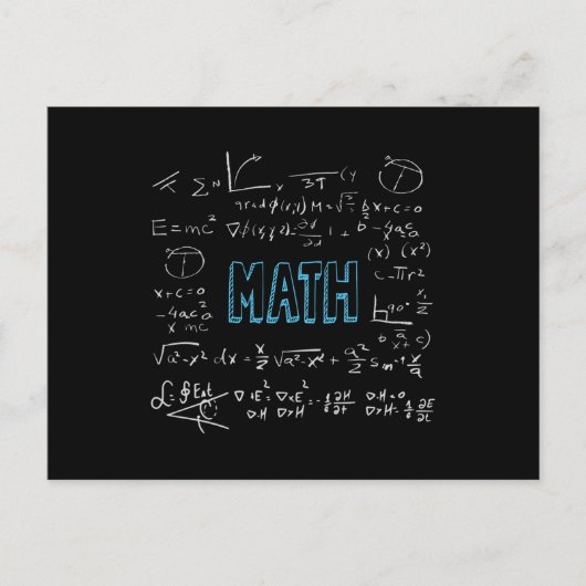 数式の数学 ポストカード (正面)