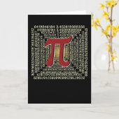 数式のPi カード (黄色い花)