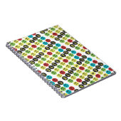 数式はおもしろいと等しい© - おもしろい Piノートブカラフルック ノートブック (右側)