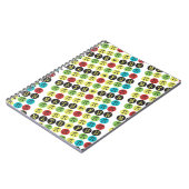 数式はおもしろいと等しい© - おもしろい Piノートブカラフルック ノートブック (左側)