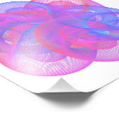 数式を使用した幾何学的姿 フォトプリント            (角)