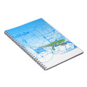 数式カラフル幾何学デザイントカゲ ノートブック (右側)