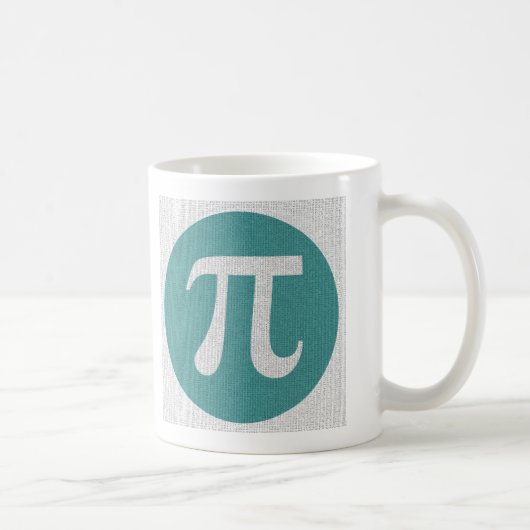 数式ギークIP記号、青い円、数字。 コーヒーマグカップ (右)