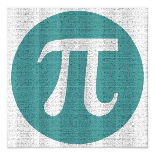数式ギークIP記号、青い円、数字。 フォトプリント