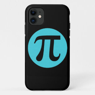 数式ギークIP記号、黒の青 iPhone 11 ケース