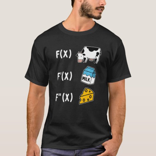 数式チーズの数式 Tシャツ (正面)