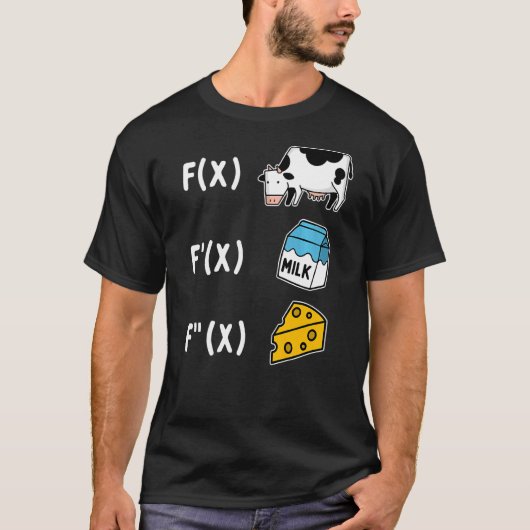 数式チーズの数式 Tシャツ (正面)