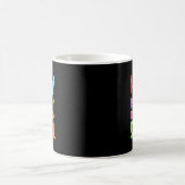 数式ハッピー100日の学校先生数学 コーヒーマグカップ (中央)