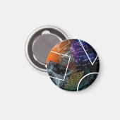 数式バースト:数学アートマグネット マグネット (正面/裏面)