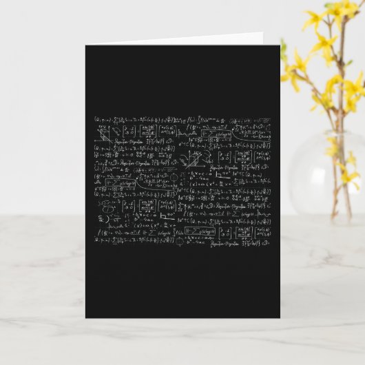 数式パターン カード (黄色い花)