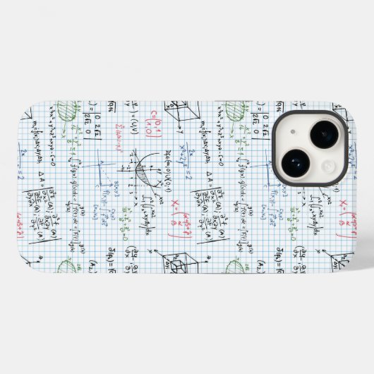 数式パターン Case-Mate iPhoneケース (裏面 (横))