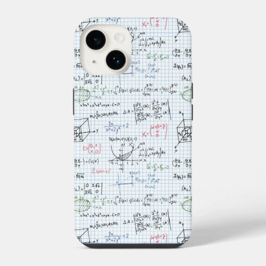 数式パターン iPhoneケース (裏面)
