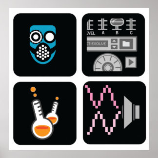 数式プロジェクトのスクエアセット–1 ポスター