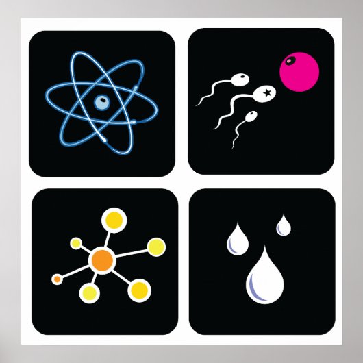 数式プロジェクトのスクエアセット–2 ポスター (正面)