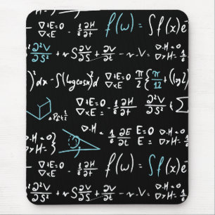 数式マス数学の物理の学生先生 マウスパッド