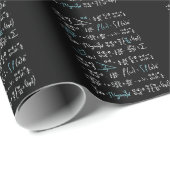 数式マス数学の物理の学生先生 ラッピングペーパー (ロールコーナー)