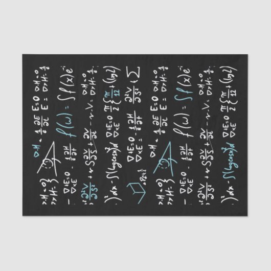 数式マス数学の物理の学生先生 薄葉紙 (正面)