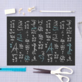 数式マス数学の物理の学生先生 薄葉紙 (クラフト)
