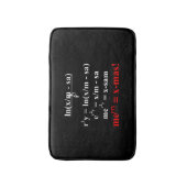 数式メリークリスマス バスマット (正面縦)