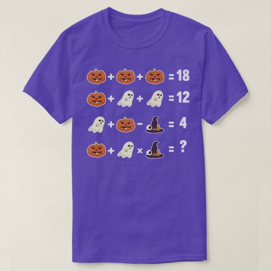 数式レイジーハロウィーン衣装おもしろい先生 Tシャツ (デザイン正面)