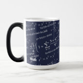 数式先生と学生の名前 モーフィングマグカップ (左)