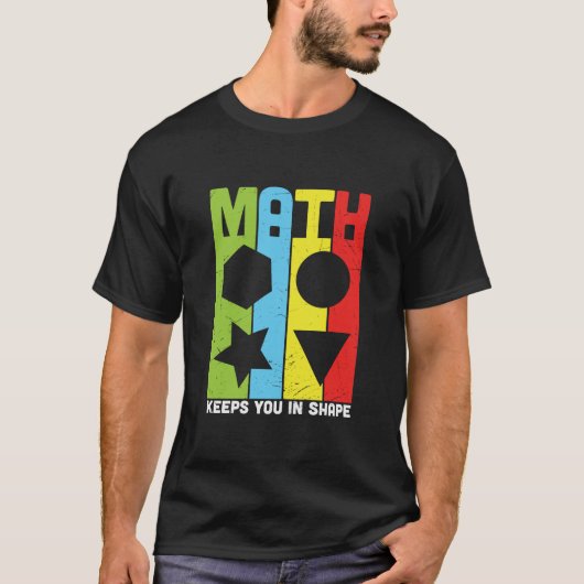 数式先生保数式の形 Tシャツ (正面)