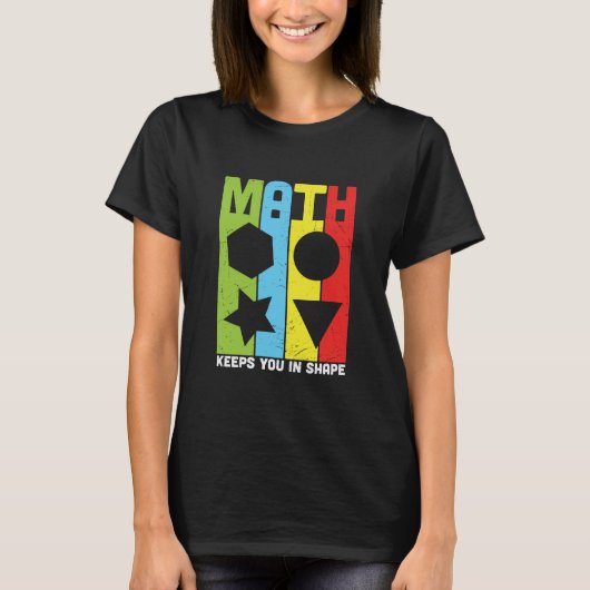 数式先生保数式の形 Tシャツ (正面)