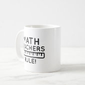 数式先生規則 コーヒーマグカップ (正面左)
