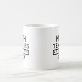 数式先生規則 コーヒーマグカップ (中央)