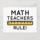 数式先生規則 ポストカード (正面)