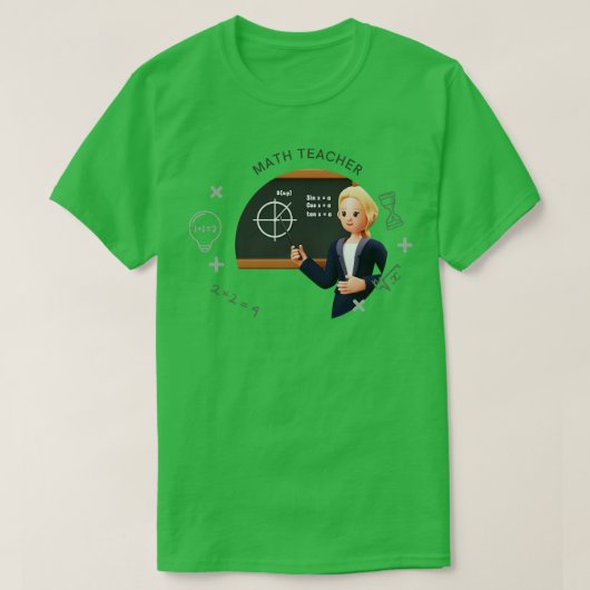 数式先生1 Tシャツ (デザイン正面)