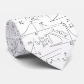 数式図と数式のパターン ネクタイ (ロール)