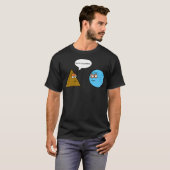 数式図形ジョークおたく三角形の円先生ho tシャツ (正面フル)